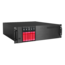 D-350HN-T-RED, Red HDD Handle, 1x Slim 5.25&quot;, 3x 3.5&quot;, 5x 3.5&quot; Hotswap Bays, No PSU, ATX, Black, 3U Chassis
