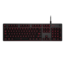 G413, Red, Romer-G Tactile, Wired, Carbon, Mechanical Gaming Keyboard