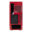 Focus G - Mystic Red w/ Window, No PSU, ATX, Mid Tower Case