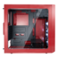Focus G, w/ Window, No PSU, ATX, Mystic Red, Mid Tower Case