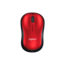 M185, 1000-dpi, Wireless, Red, Optical Mouse