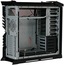 Xaser VI Black/Red Full-Tower Case w/ Window, EATX, 10 slots, No PSU, SECC