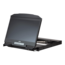 CL3800NW, 1U Ultra Short Depth Dual Rail WideScreen LCD Console (USB / HDMI / DVI / VGA)