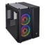 Crystal 280X RGB, Tempered Glass, No PSU, microATX, Black, Cube Case