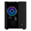 Crystal 280X RGB, Tempered Glass, No PSU, microATX, Black, Cube Case