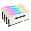 32GB Kit (4 x 8GB) VENGEANCE® RGB Pro DDR4 3600MHz, CL18, White, RGB LED, DIMM Memory