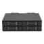 ToughArmor MB699VP-B Rugged Full Metal 4 Bay 2.5 inch NVMe U.2 SSD Mobile Rack For External 5.25 inch Bay (Black)                