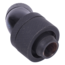 HF 19/13mm (OD 3/4&quot; ID 1/2&quot;) Compression Fitting 45° Revolvable G1/4 - Deep Black