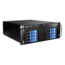 D410-DE8BL-225T, Blue HDD Handle, 1x Slim 5.25&quot;, 8x 3.5&quot;, 2x 2.5&quot; Hotswap, E-ATX, Black/Blue, 4U Chassis