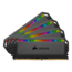 32GB Kit (4 x 8GB) DOMINATOR® PLATINUM RGB DDR4 3600MHz, CL18, Black, RGB LED, DIMM Memory