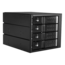 BPN-DE340MS, Black Handle, Trayless 3x 5.25&quot; to 4x 3.5&quot;, 12Gb/s HDD/SSD SFF-8643, Hot-swap Rack