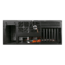 D Storm D406SE-B6SL-SL, Silver HDD Handle and Bezel, 2x 5.25&quot;, 4x 3.5&quot; Drive Bays, 6x 3.5&quot; Hotswap Bays, No PSU, ATX, Black/Silver, 4U Chassis