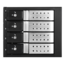 BPN-DE340HD-SILVER Trayless 3x 5.25&quot; to 4x 3.5&quot; 12Gb/s HDD Hot-swap Rack