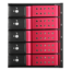 BPN-DE350HD-RED Trayless 3x 5.25&quot; to 5x 3.5&quot; 12Gb/s HDD Hot-swap Rack