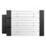 BPU-340HD-SILVER 3x 5.25&quot; to 4x 3.5&quot; 2.5&quot; 12Gb/s HDD SSD Hot-swap Rack