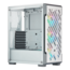 iCUE 220T RGB Airflow Tempered Glass, No PSU, ATX, White, Mid Tower Case