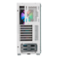 iCUE 220T RGB Airflow, Tempered Glass, No PSU, ATX, White, Mid Tower Case