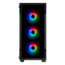 iCUE 220T RGB Tempered Glass, No PSU, ATX, Black, Mid Tower Case