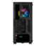 iCUE 220T RGB, Tempered Glass, No PSU, ATX, Black, Mid Tower Case