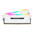 32GB Kit (2 x 16GB) VENGEANCE® RGB Pro DDR4 2666MHz, CL16, White, RGB LED, DIMM Memory