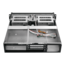 D Storm D-200SEA-RD-T7SA, Red Bezel, 2x 5.25", 2x 3.5" Drive Bays, No PSU, ATX, Black, 2U Chassis