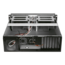 D Storm D-300SEA-SL-HDD2535, Silver Bezel, 4x 5.25", 3x 3.5" Drive Bays, No PSU, ATX, Black, 3U Chassis