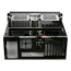 D Storm D-400SEA-BK-T7SA, Black Bezel, 4x 5.25", 3x 3.5" Drive Bays, No PSU, ATX, Black, 4U Chassis