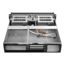 D Storm D-200SEA-BK-HDD2535, Black Bezel, 2x 5.25", 2x 3.5" Drive Bays, No PSU, ATX, Black, 2U Chassis