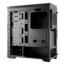 MX330-G Air, Tempered Glass, No PSU, ATX, Black, Mid Tower Case