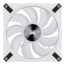 iCUE QL140 RGB PWM 140mm, 1250 RPM, 50.2 CFM, 26 dBA, White Cooling Fan