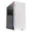 H200 Snow RGB Tempered Glass, No PSU, ATX, White, Mid Tower Case