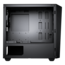 MG130-G, Tempered Glass, No PSU, microATX, Black, Mini Tower Case