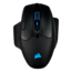 DARK CORE RGB PRO, 9 RGB Zones, 18000-dpi, Wired/Bluetooth/Wireless, Black, Optical Gaming Mouse