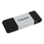 DataTraveler 80, 128GB, USB Type-C 3.2 Gen 1, Black/Silver, Flash Drive
