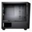 MG120-G Tempered Glass, No PSU, microATX, Black, Mini Tower Case