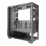 DF600 FLUX, Tempered Glass, No PSU, ATX, Black, Mid Tower Case
