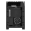 LD03B-AF, Tempered Glass, No PSU, Mini-ITX, Black, Mini Tower Case