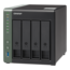 TS-431X3-4G, 4-bay NAS Server, Alpine AL314, 4-core 1.7GHz processor, 8GB DDR3 RAM (4GB pre-installed), SATA 6Gb/s, 2.5 GbLAN, 1GbLAN, USB 3.2 Gen 1 / 3, 90W PSU
