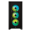 iCUE 4000X RGB, Tempered Glass, No PSU, E-ATX, Black, Mid Tower Case