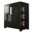 iCUE 4000X RGB, Tempered Glass, No PSU, E-ATX, Black, Mid Tower Case