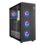 FARA R1 PRO, Tempered Glass, No PSU, ATX, Black, Mid Tower Case