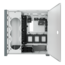 iCUE 5000X RGB Tempered Glass, No PSU, E-ATX, White, Mid Tower Case