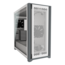 5000D Airflow, Tempered Glass, No PSU, E-ATX, White, Mid Tower Case
