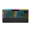 K100 RGB, Per Key RGB, Cherry MX Speed Silver, Wired, Black, Mechanical Gaming Keyboard