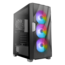 DF700 FLUX Tempered Glass, No PSU, ATX, Black, Mid Tower Case