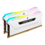 32GB Kit (2 x 16GB) VENGEANCE® RGB Pro SL DDR4 3200MHz, CL16, White, RGB LED DIMM Memory