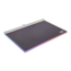 Argent MP1 RGB, Black surface w/ Titanium aluminum baseplate, Gaming Mouse Pad