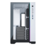 NEO Qube Tempered Glass, No PSU, E-ATX, White, Mid Tower Case