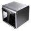 METIS EVO TGS Tempered Glass, No PSU, Mini-ITX, Silver, Mini Cube Case