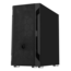 FARA H1M Tempered Glass, No PSU, microATX, Black, Mini Tower Case